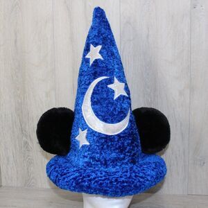 Disney Wizard Hat Mickey Mouse Ears Fantasia Sorcerer Plush Adult